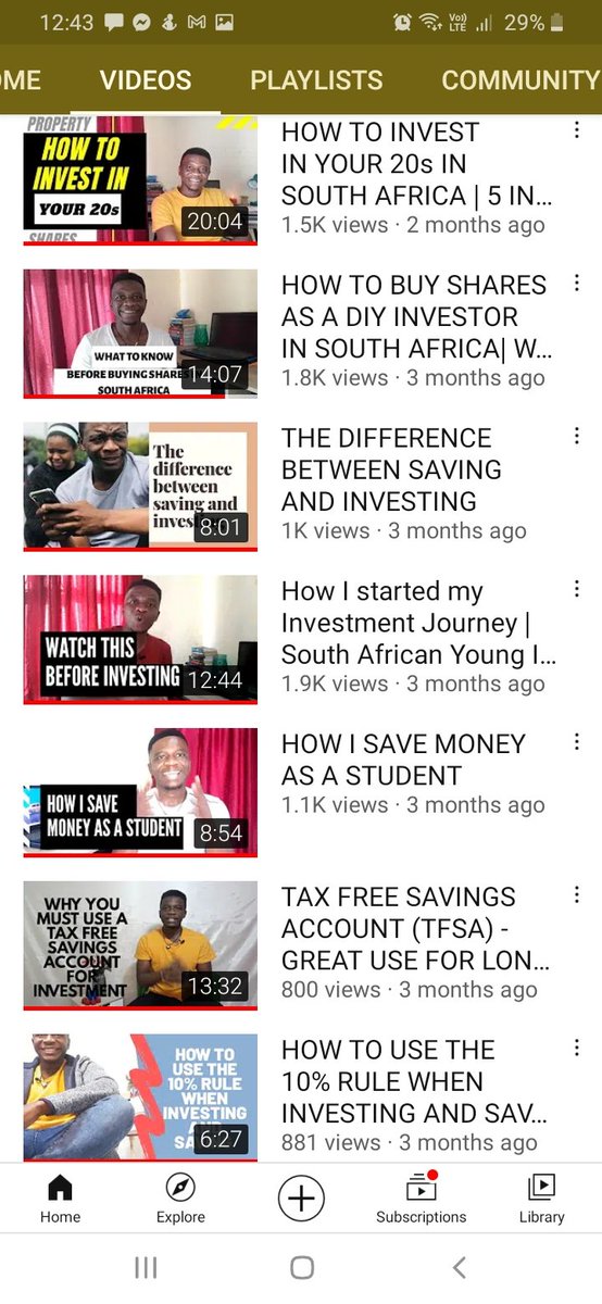 IvynSambo's tweet photo. I AM A FINANCIAL EDUCATION CONTENT CREATOR. 

I have a YouTube Channel full of Financial information on saving, investing plus budgeting. 

Ensure you subscribe and watch.

📍: https://t.co/5XbsZeIC61

Retweet to help someone who may need such information 😊 https://t.co/svN3nsVtwF