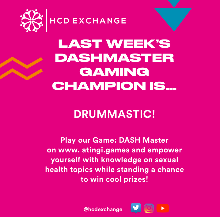HcdXchange's tweet photo. Hi youth community!
We're excited to share the latest winner for the #DASHMASTER game, Drummastic!
Please reach out to us via DM so we can share your prize.
Remember to play via https://t.co/aD1hvyxlYG and use the registration code 6193. #Gaming #YouthDesign https://t.co/F4s3cQ1GQw