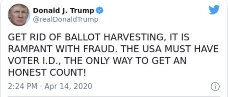 And she's not the only one.Research reveals disinformation about voter fraud has been plugged by influential accounts on social media repeatedly, for months - especially Trump. Between April and the election, he mentioned rigged elections or voter fraud more than 70 times.