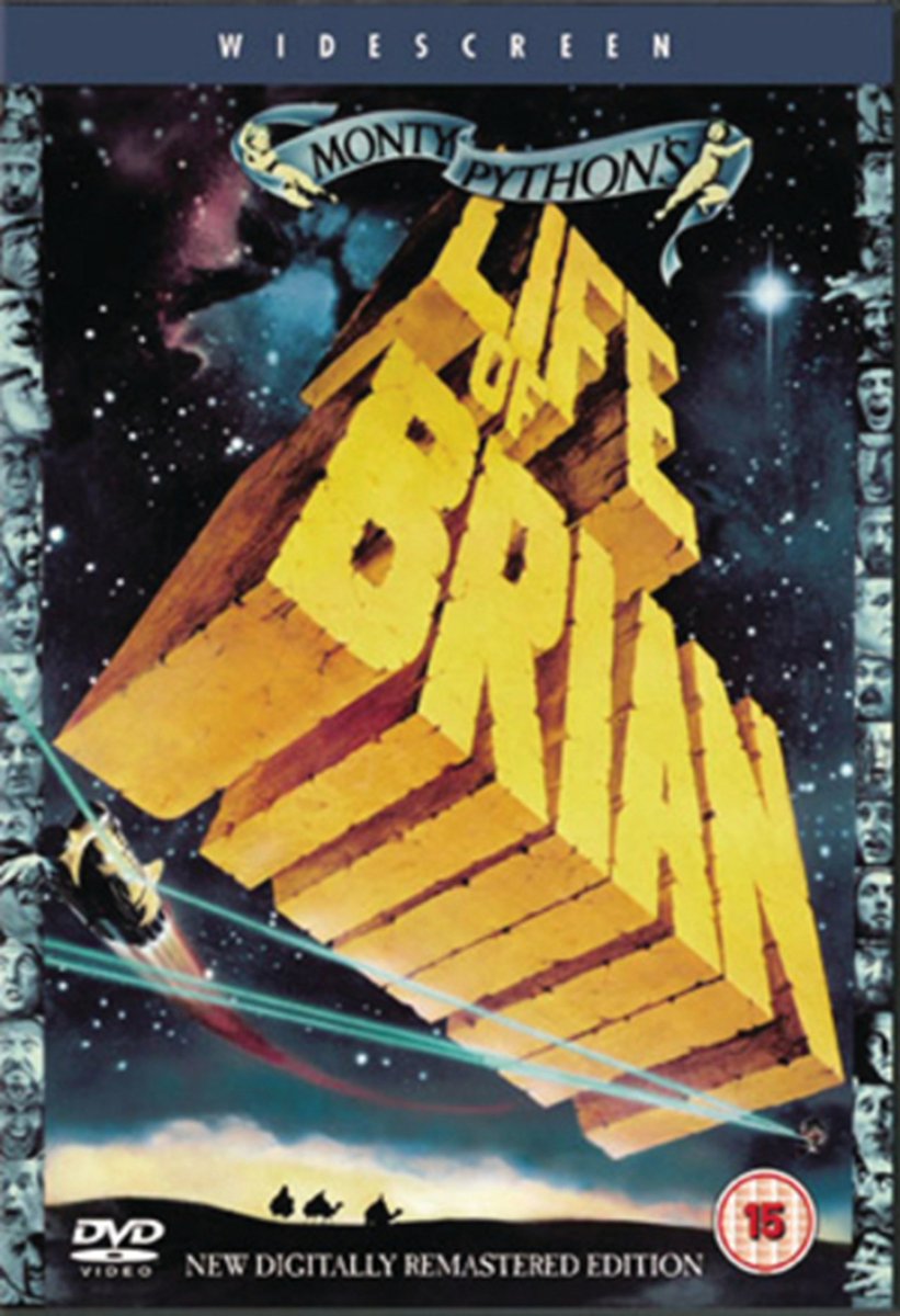 brandybo123's tweet photo. A dvd of Monty Pythons Life of Brian #AwfullyBritishTimeCapsule https://t.co/haPaf8ayi6