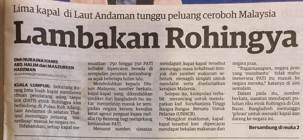 DrRaisYatim's tweet photo. Negara juga jadi lambakan yg lain2. Cerita lama. Penguatkuasaan lama. Apa lagi nak dikata. Tak bermaya. Kenapa penceroboh tak ke Aceh atau Pantai Timur India? Sebab penguatkasaan mereka kental. https://t.co/dNyIGzOO6G