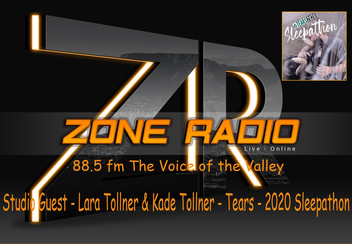 zoneradiocpt's tweet photo. Coming up after the news at 16h10...Join @UnicornChat when he will be chatting to Lara Tollner and her son Kade about the TEARS Animal Rescue Sleepathon 2020 on The Drive Zone...
For more information regarding the Sleepathon visit  https://t.co/wIUY8wm2uQ https://t.co/R09ukAwaDb