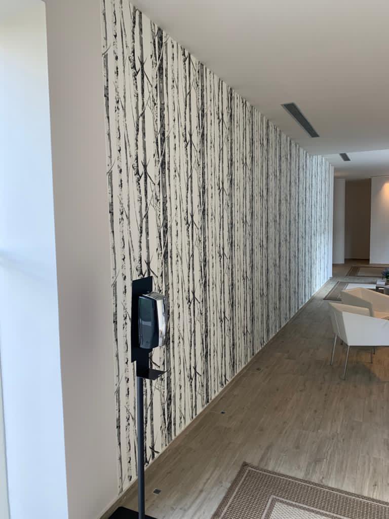 WallacePrint's tweet photo. Our latest high quality 1 PIECE wall wrap installed by our fitting team in a brand new Spa in London last week, a great way to draw your customers in!  #printingindustry  #designyourown  #advertising  #wallpaper  #walldecoration  #wallgraphics  #wallartdecor  #London https://t.co/qw9W6LLGS0