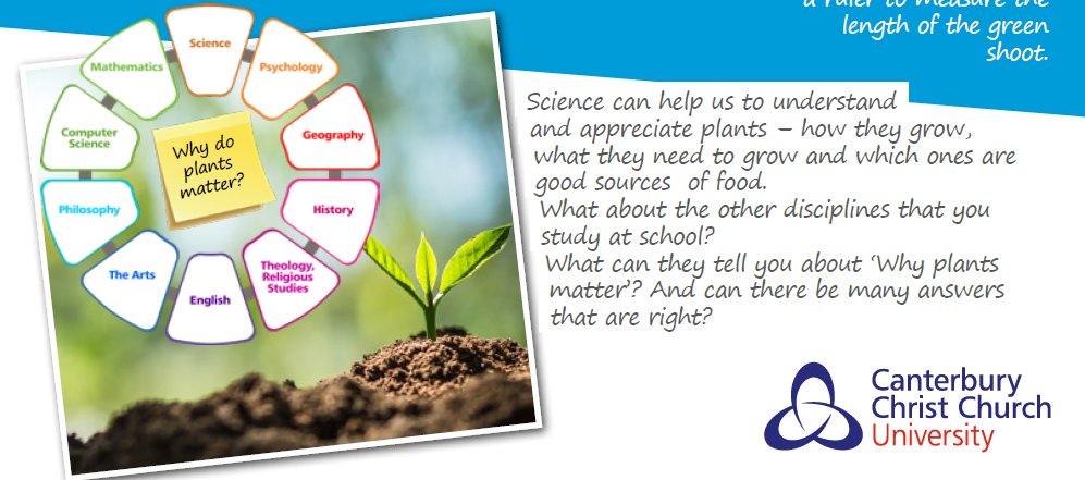 4 sessions #primaryCPD series left this term (incl #primarySTEM &amp; #EpistemicInsight #BridgingQuestions) Tonight 4pm: "Why Plants Matter" FREE resources, CPD &amp; chance to be part of #ActionResearch 
<a href="/ExploreBQiC/">Big Questions in Classrooms</a> <a href="/CCCUPrimaryEd/">CCCU Primary Ed</a> <a href="/CCCU714/">CCCU PGCE 7-14</a> @CCCUPartnership 
Book eventbrite.co.uk/o/lasar-centre…