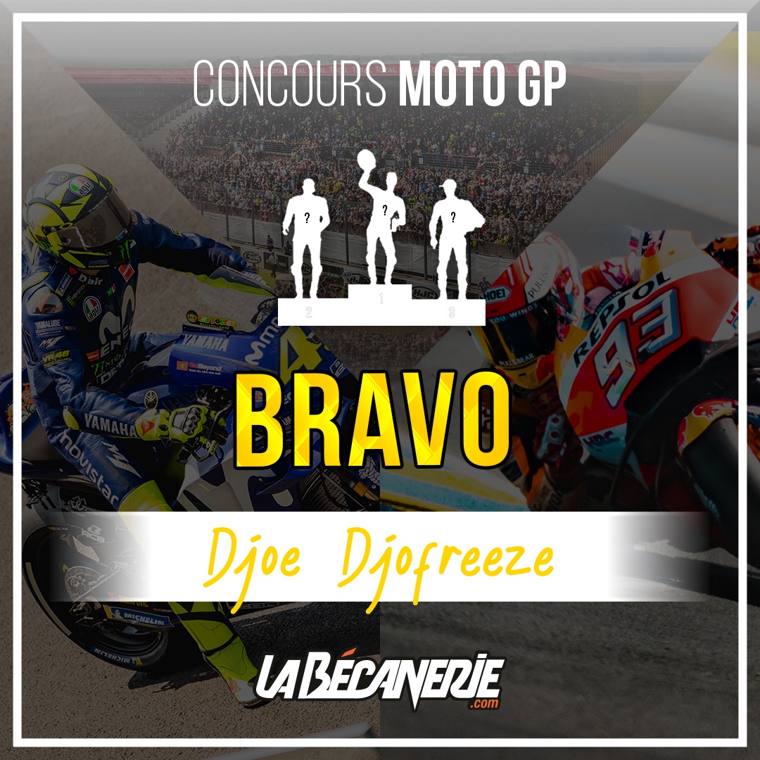 Bravo à notre dernier gagnant 👏 Merci à tous d'avoir joué avec nous tout au long de la saison et bravo aux 3 champions 2020 : Joan Mir #MotoGP, Enea Bastianini #Moto2 et Albert Arenas #Moto3 🏆
🏁 Résultats et classements ➡️ https://t.co/Cj5bvaKuFg
RDV en 2021 👋
📷MotoGP https://t.co/Zo5mjritwY