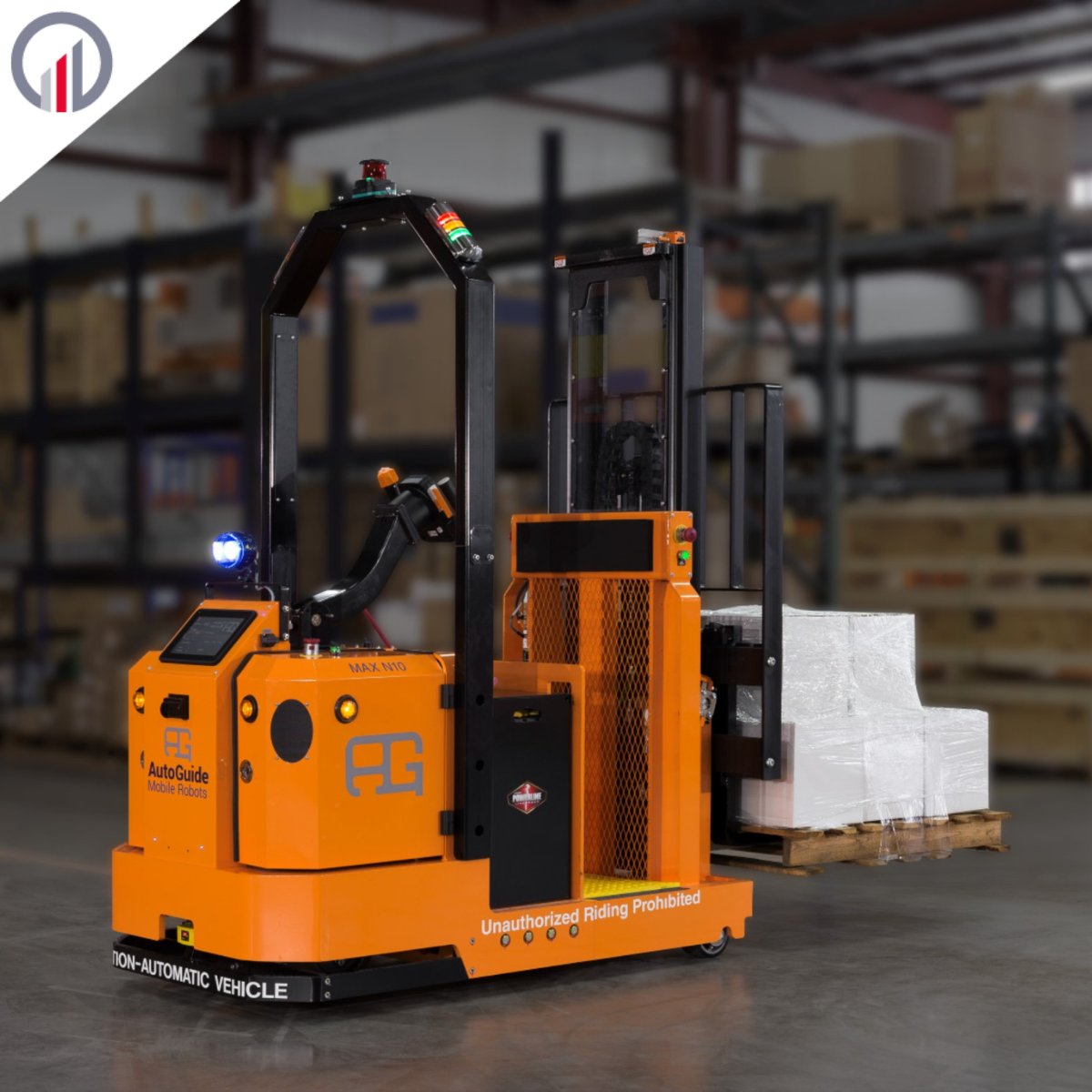 hmi_mbs's tweet image. Nous distribuons les produits #AutoGuide, un #robotmobile modulable, dont une des options permet de le transformer en #chariotélévateur autonome. 🤖
👉 Contactez-nous ! 

@AGmobilerobots 
#robotautonome #cobotique #industriedufutur #transport #manutention #logistique #innovation