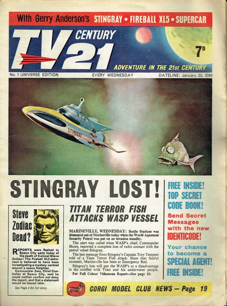 fab_anderson's tweet photo. #AwfullyBritishTimeCapsule 
TV Century 21 comic
#Fab 
https://t.co/1AzcqHQTl9 https://t.co/cLk9kiwzQp