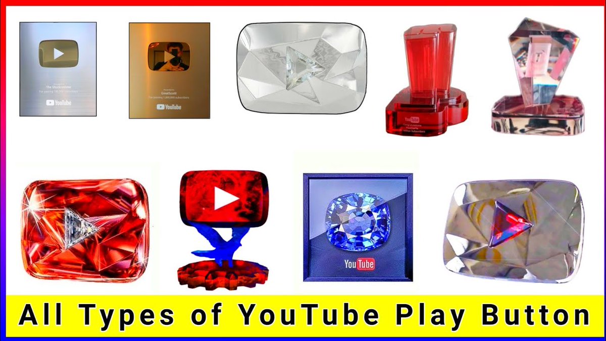Tinyfool 还有100左右youtube就到2万订阅了 不过要到10万订阅 Youtube 会送你一个银色的播放按钮 金色需要100万 钻石要1000万 5000万是红宝石 或者定制的 我先争取弄个银的吧 我就是这么一个踏实的中年人 T Co Ack9lrrvns Twitter