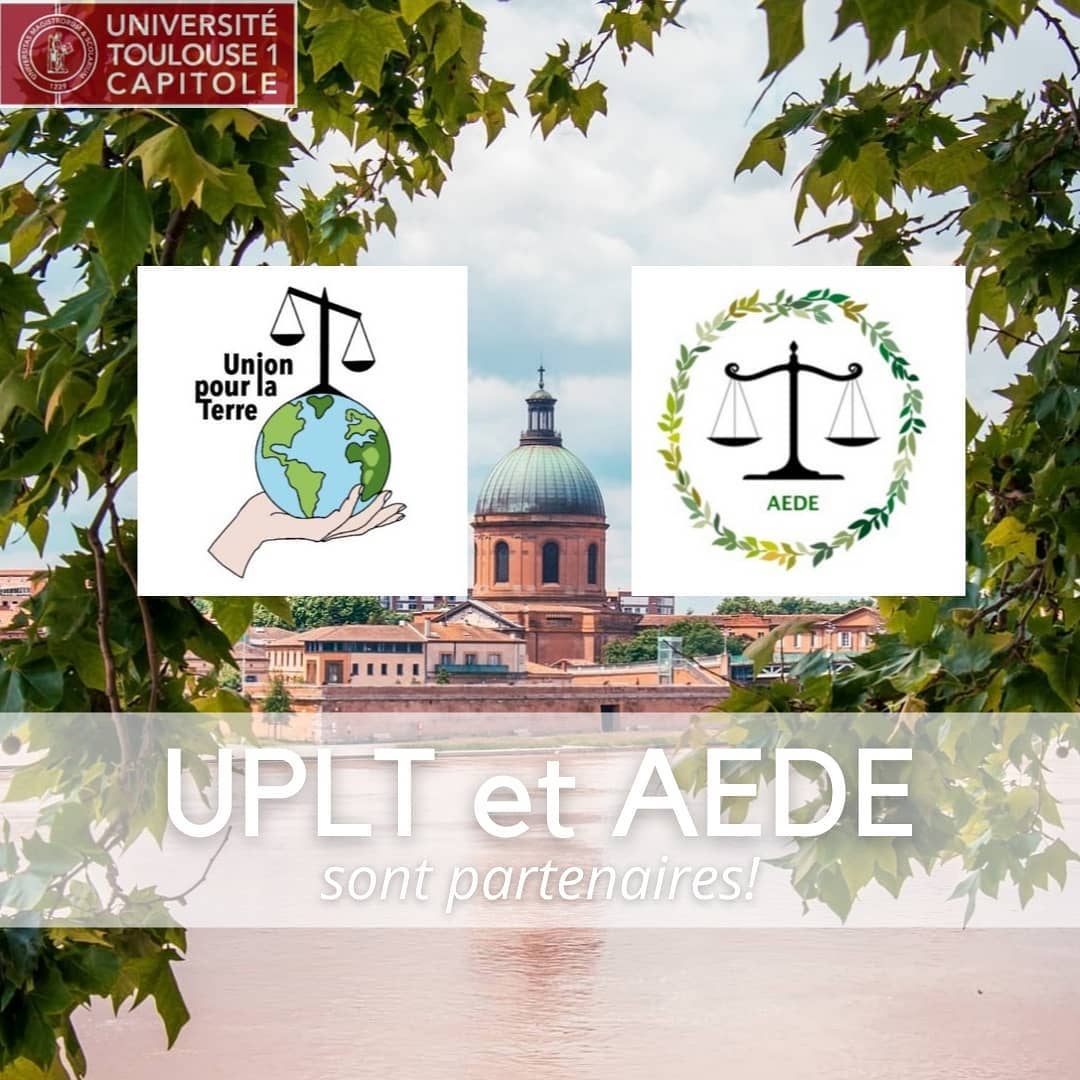 AEDE_UT1's tweet photo. L'Association des Etudiants en Droit de l'Environnement a l'honneur de vous annoncer le renouvellement de son partenariat avec l'Association Union Pour La Terre cette année!
.
📸 crédit photo Toulouse: @maxilia.photographie
.
#ut1 #uplt #aede #ecologie #droitdelenvironnement https://t.co/CMJEXM5Jbq
