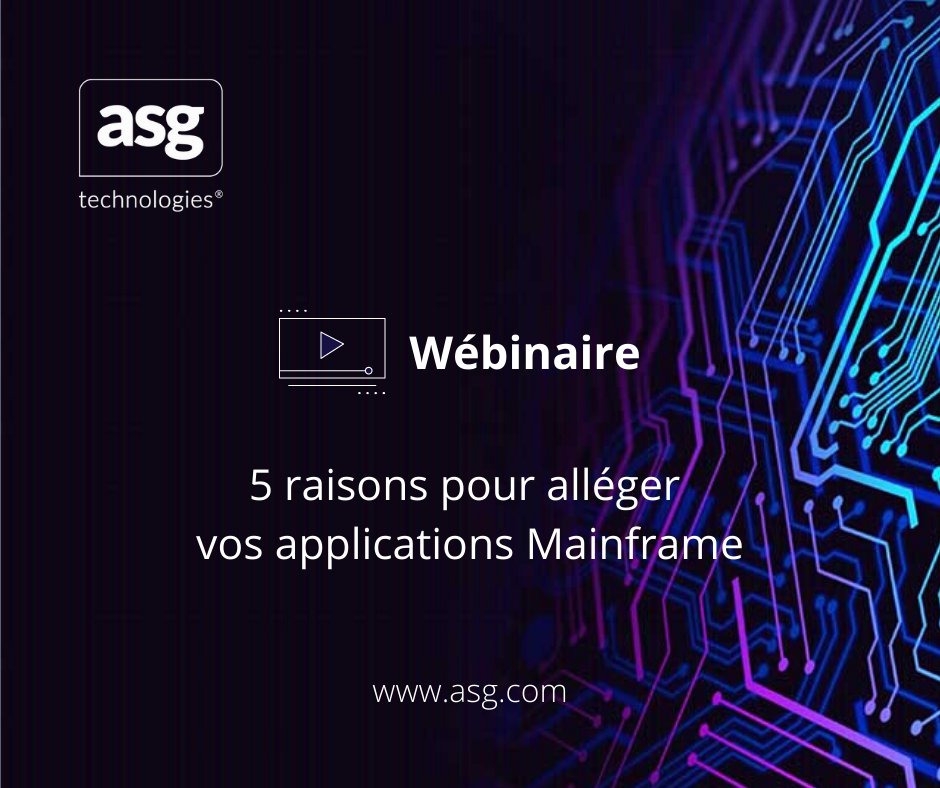 P_Y_L_A's tweet photo. 💻 Découvrez dans ce webinaire 5 bonnes raisons pour alléger vos applications #Mainframe : https://t.co/ZXmdZGsm8L https://t.co/nbrUDJQs1L
