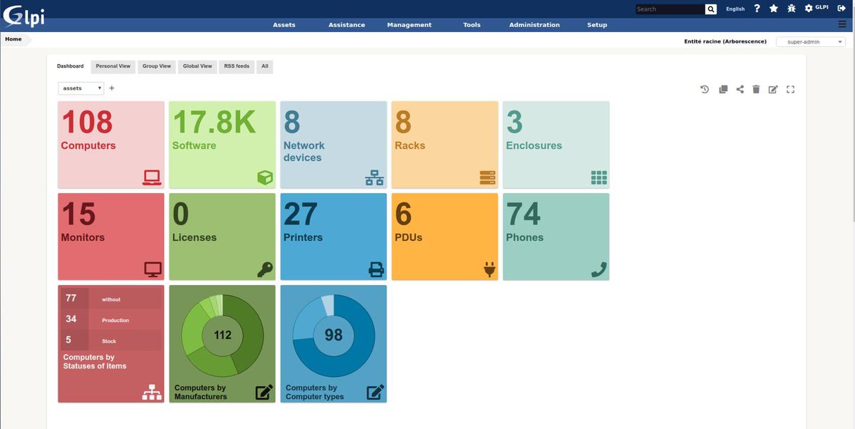 com_tele_net's tweet photo. #thématique: organisation du SI
#post26: GLPI(Gestionnaire Libre de Parc Informatique)
#redacteur: @gora_attidjani 

GLPI est un logiciel libre de gestion des services informatiques et de gestion des services d'assistance. https://t.co/Ndo1hlYhIN