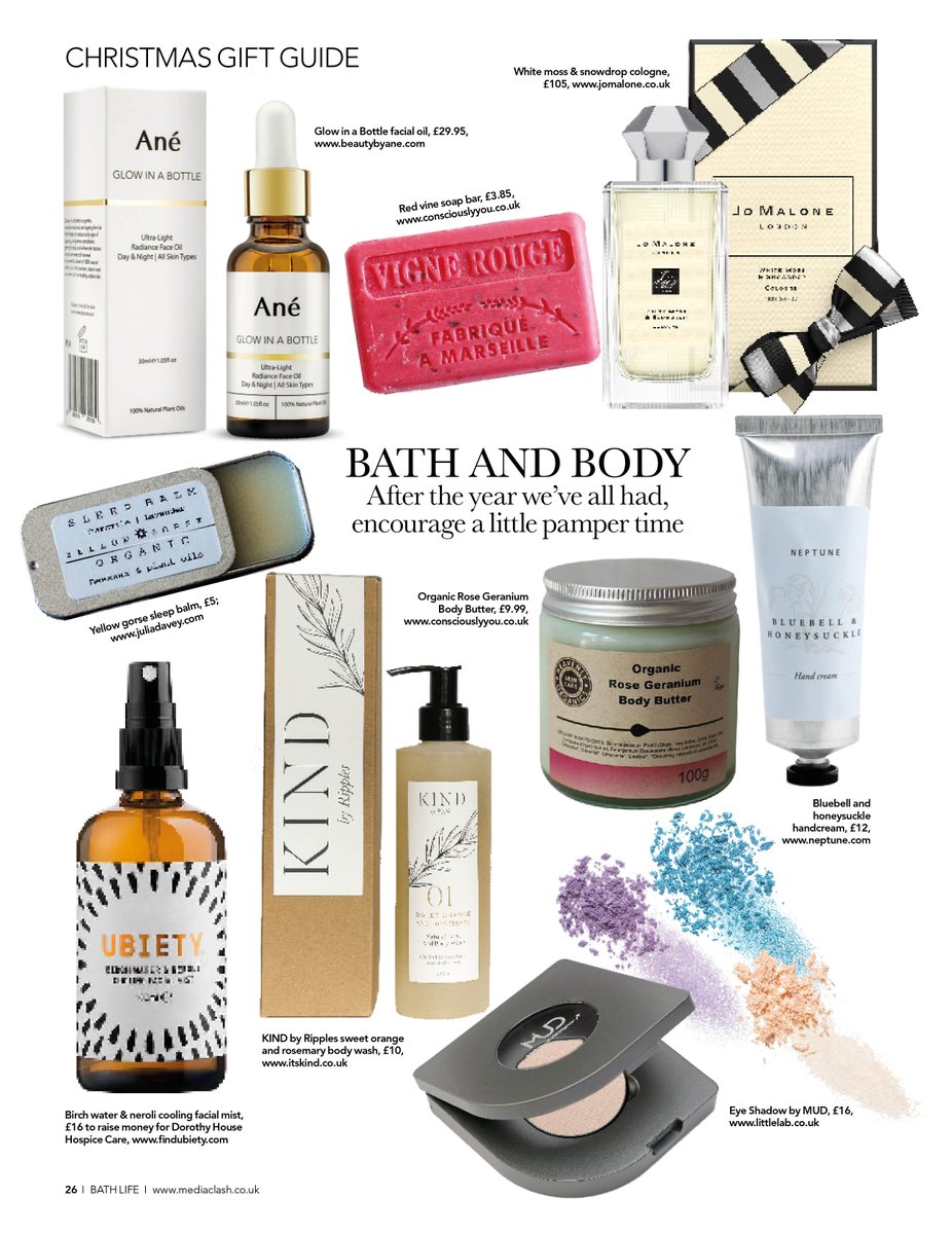 After the year we've had, we're all due a little pamper time
Try a little self-gifting with these indulgences 

🛀  bit.ly/32Z3uu1 

<a href="/FindUbiety/">FindUbiety</a>
@Ripplesbathroom
@jdaveyceramics
<a href="/beautybyane/">Beauty by Ané</a>
<a href="/JoMaloneLondon/">Jo Malone London</a>
<a href="/makeuplittlelab/">littlelab</a>
consciouslyyou.co.uk
<a href="/NeptuneHome/">Neptune Home Health Care</a>