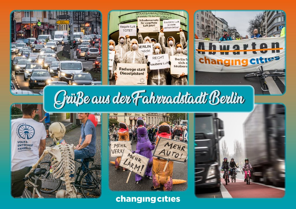 🙌Vor 5 Jahren den #Radentscheid in Berlin gestartet. 
🙌2016 mehr als 5x so viele Unterschriften wie nötig in 3.5 Wochen. 
🙌2018 erstmals Fahrradgesetz in Berlin.
🙌Jetzt 41 Radentscheide bundesweit.

Happy Birthday <a href="/CCitiesOrg/">Changing Cities e.V.</a>!