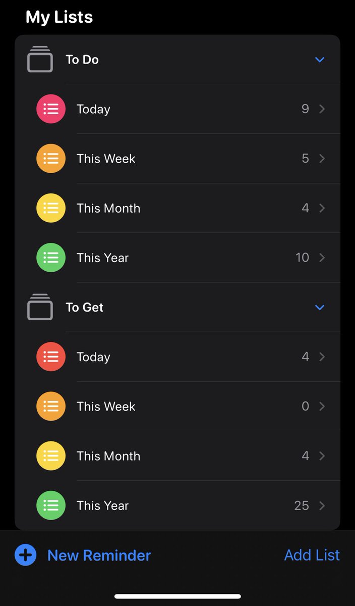 mbbillz's tweet photo. Top tip: kanban-ify your to do lists 😱. 

How? Create four lists:

- Today
- This week
- This month
- This year

These are your kanban “columns”. The year list is your ultimate “backlog”. Move “tickets” across to the relevant list when you’re ready to do them. Thank me later 😊. https://t.co/mPeJk6Oj9o