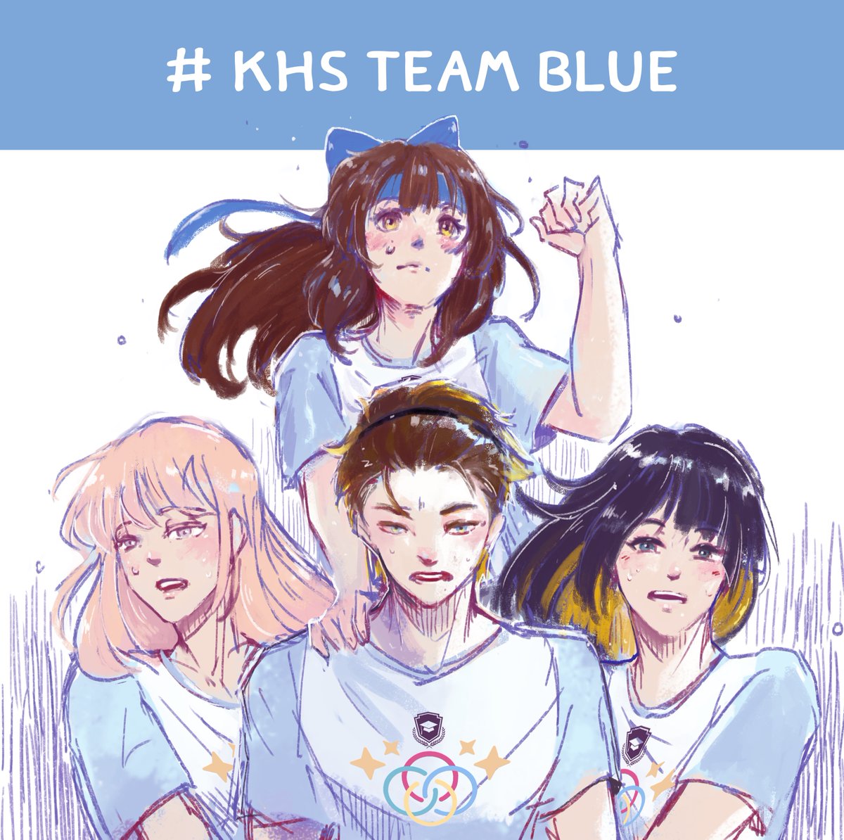 KHS_Hatsuru's tweet photo. #KHSsportsfest2020 #KHSkibasen #KHSteamBLUE 

"วิ่งไปเลยไตหมา!!!!!!!✨✨✨✨" https://t.co/0zSPRWOGC4