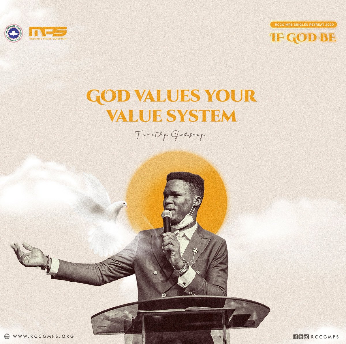 rccgmps's tweet photo. "God values your value system."
- Timothy Godfrey

#Sundayservice #mpssinglesretreat2020 #ifgodbe #God #Christ #church #greatoverflow #rccgmps https://t.co/TEnDlE0XOA
