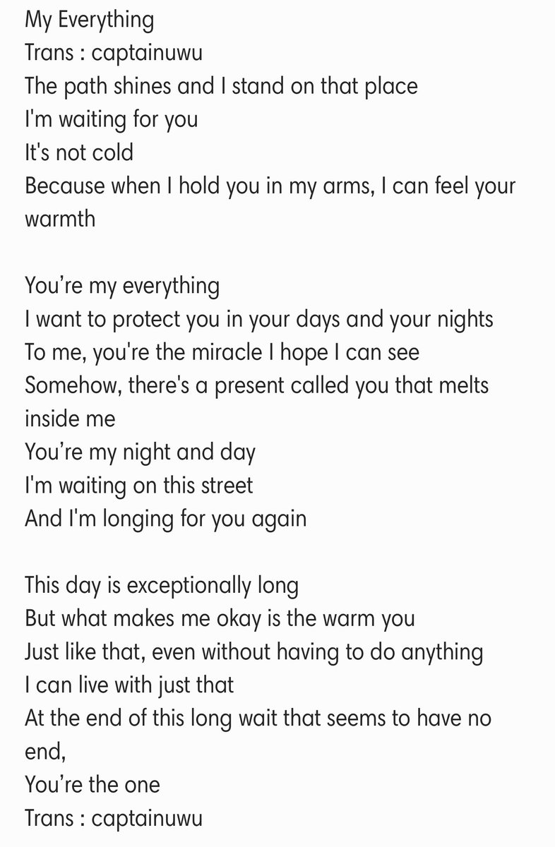 Dyva On Twitter Nct Uㅡmy Everything Lyrics Translation Https T Co Qe8wkarcfy Twitter