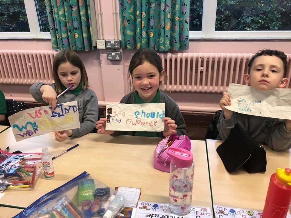 P3 getting the message out #AntiBullyingWeek