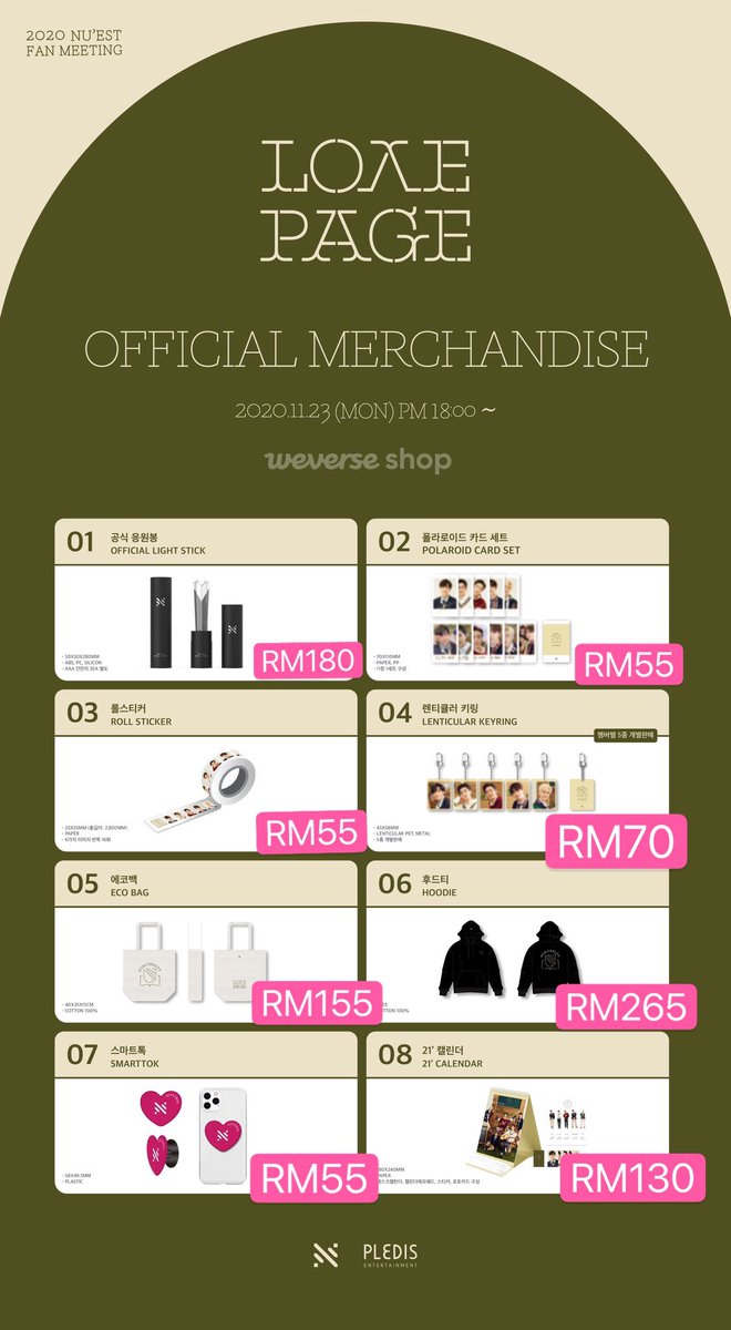 gyu_bestboi's tweet photo. [MY GO| HELP RT] 🇲🇾

NUEST FANMEETING LOVE PAGE OFFICIAL MD 

✨Price listed one picture 
❌NO 2nd Payment 

🚚RM8WM RM13EM 

Deadline: 430PM / until stock last 
Order now to secure slot since it can be sold out fast 

💖DM TO ORDER
#nuest #nuestmalaysia #nuestlovepage #nuestmy https://t.co/GDfVQkuwTE
