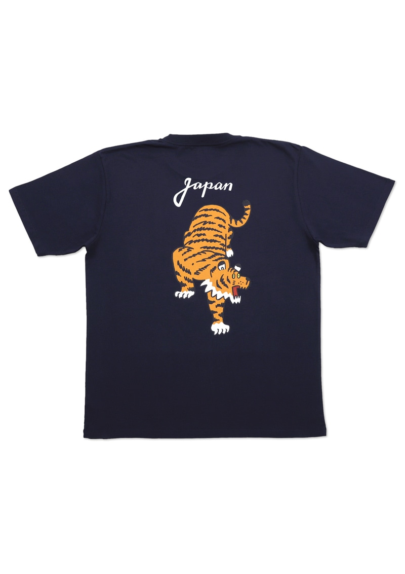 【新品未使用】graniph　グラニフ　虎刺繍スカジャン　カーキ　Lサイズ 新品未使用】graniph グラニフ 虎刺繍スカジャン カーキ Lサイズ