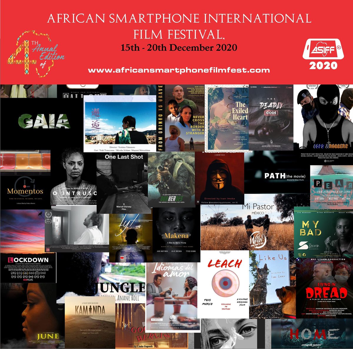 asifilmfest's tweet photo. ASIFF 2020- connecting filmmakers to a global cinema.
Screening over 200 films made with mobile devices.
Catch up with our exciting official Selected Films screening online.
Register to participate. https://t.co/99oL7tkAdP