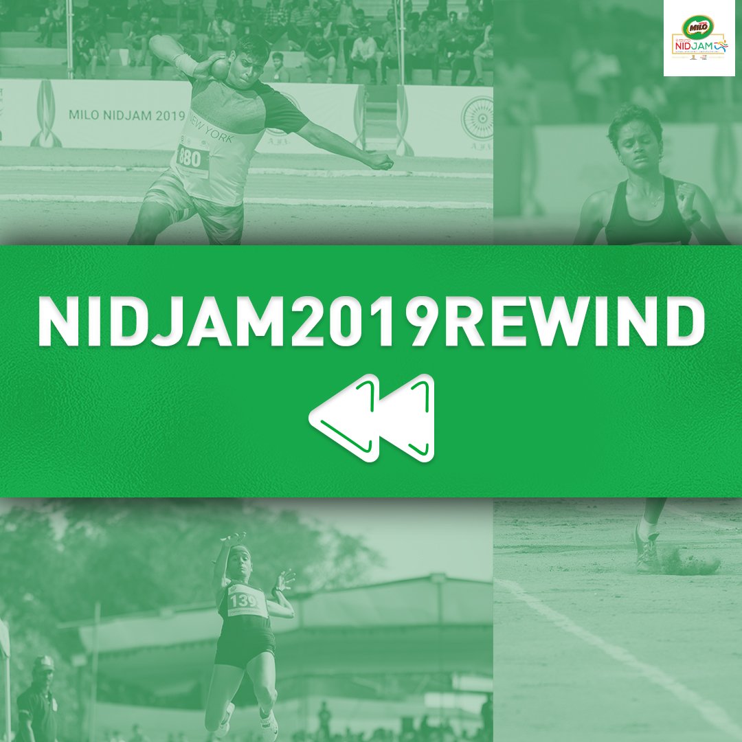 milonidjam's tweet photo. #NIDJAM2019Rewind 
Throwing back to our little champs creating history and breaking records at Milo NIDJAM 2019. 

#GrowWithSport @NestleMILOIndia @afiindia https://t.co/AhAvNcv3TI