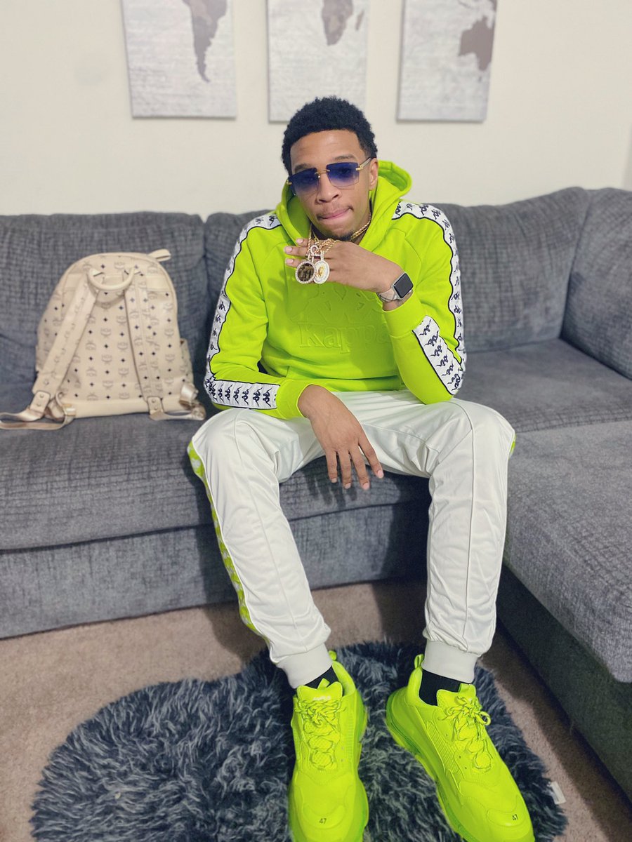 volt green off white