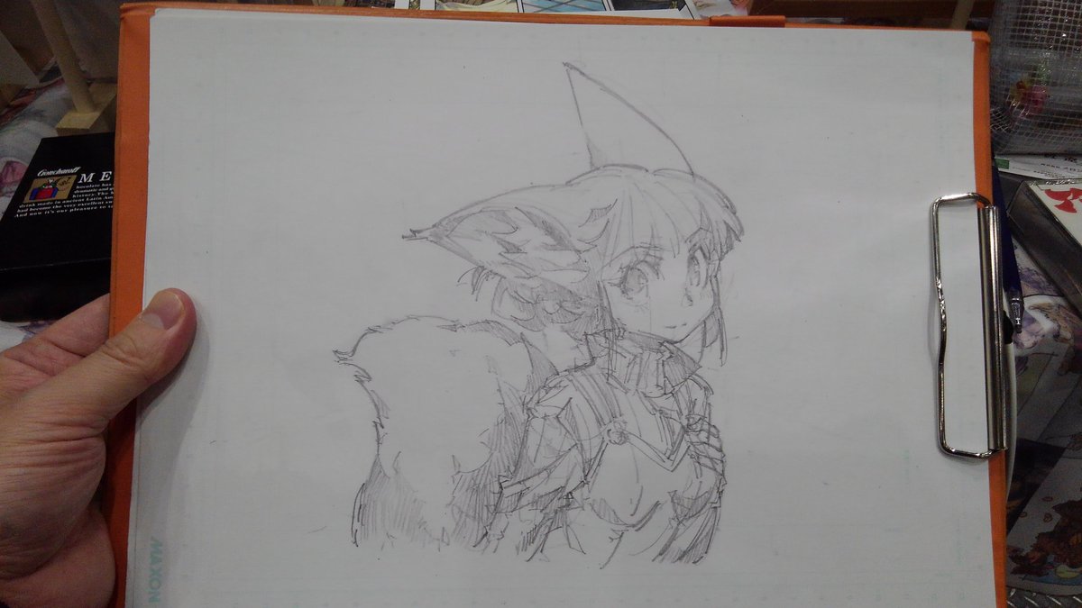 時間があるので沢山描ける 