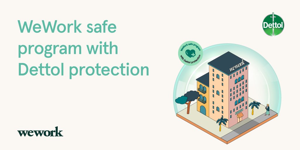 WeWorkIndia's tweet image. Your safety is our priority. We’re excited to partner with @DettolIndia to ensure you are safe at our workspace.
#weworkindia #weworksafeprogram #safeworkspaces