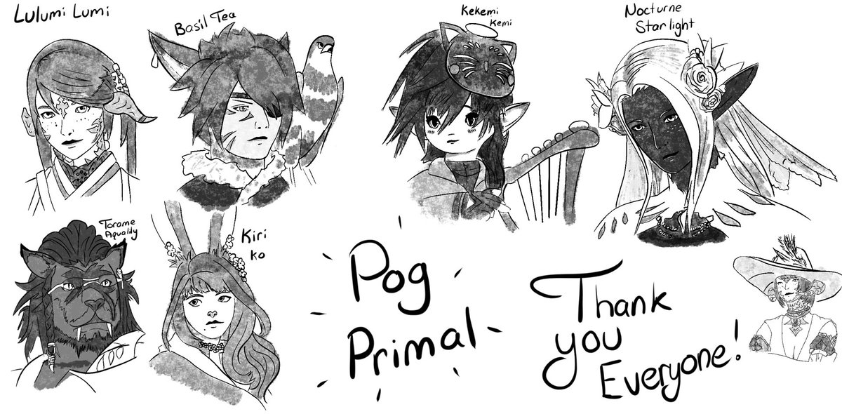 #pogprimal First Art Party! Still figurin’ out the art part 😅