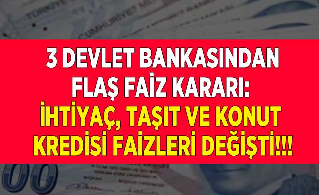Kamu Bankalarında Flaş Faiz Kararı! Ziraat Bankası, Halkbank, Vakıfbank İhtiyaç, Taşıt ve Konut Kredisi Faiz Oranları Kasım 2020 Güncellendi
Haberin Tamamı İçin: https://t.co/CRaRlEpcOD https://t.co/DDgX1H5Jl4