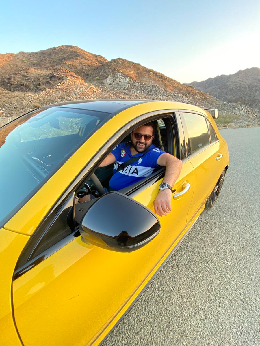 Shivaum7's tweet photo. Hola! That’s a wrap with the Mercedes-Benz A45s AMG.

@mercedesbenzme @mercedesbenzind @mercedesbenzabudhabi @mercedesamg @gargashmercedesbenz

#mercedes #a45samg #mercedesa45samg #mercedesamg #amgclub #4matic #mercedeslovers #mercedesbenzamg #mercedeslove #thecorneaimpression https://t.co/a7C8hE8xKp