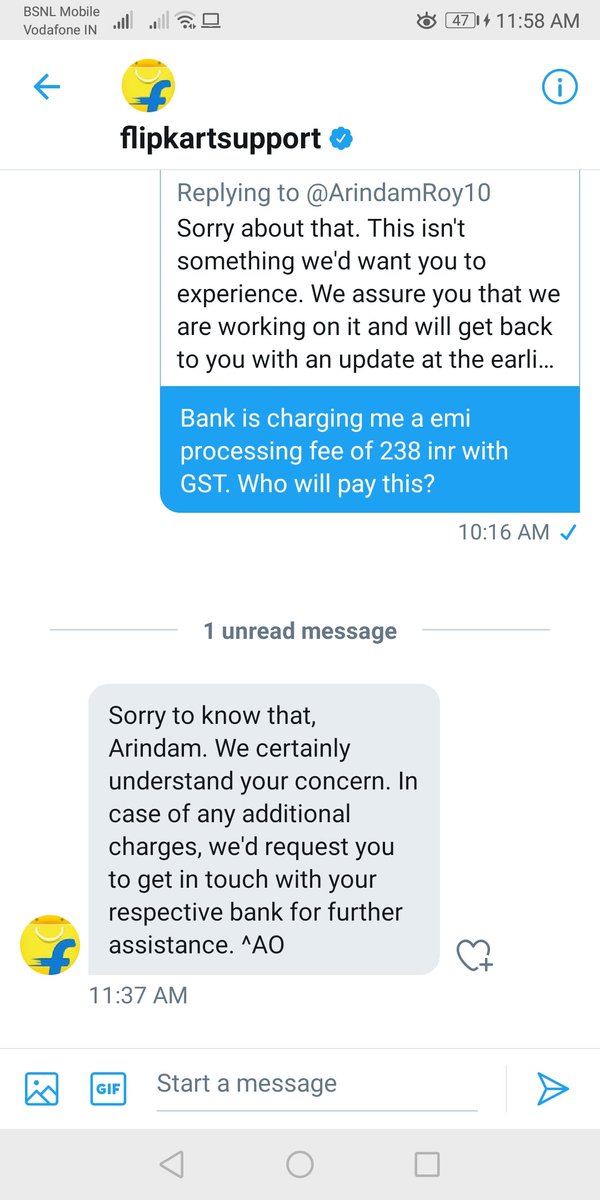 ArindamRoy10's tweet photo. Bank is changing me for the product  I have not bought just because of the fraud of Flipkart. Replies attached.

#Flipkart #Fraud #Flipkartsupplies #Fake #ConsumerRights #consumercourt #CustomerService https://t.co/XcXOgrVRyk