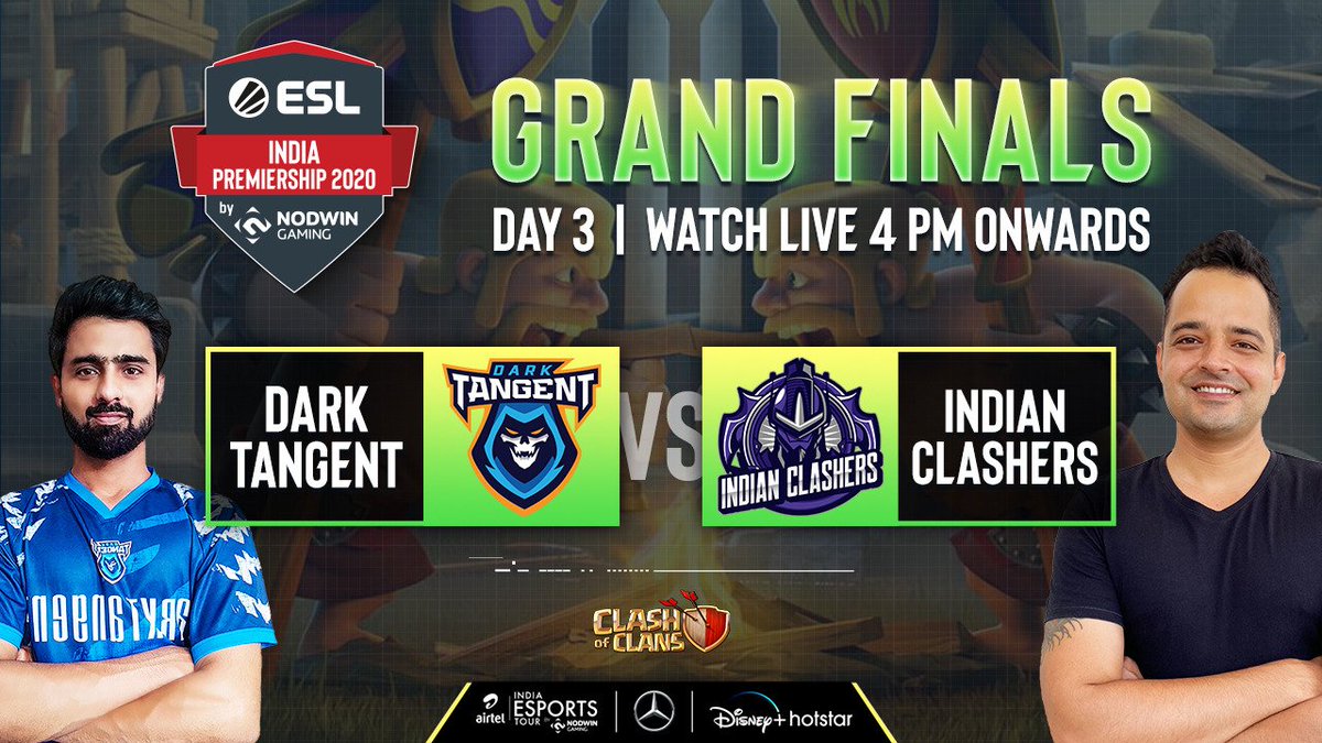 With <a href="/DarkTangent_gg/">DarkTangent Esports 🇮🇳</a> in the lead, can indianclashers make a comeback? 🔥🔥

Catch the action LIVE 4PM onwards on @DisneyPlusHS

#ESLIndia #ESLIP2020 #clashofclans