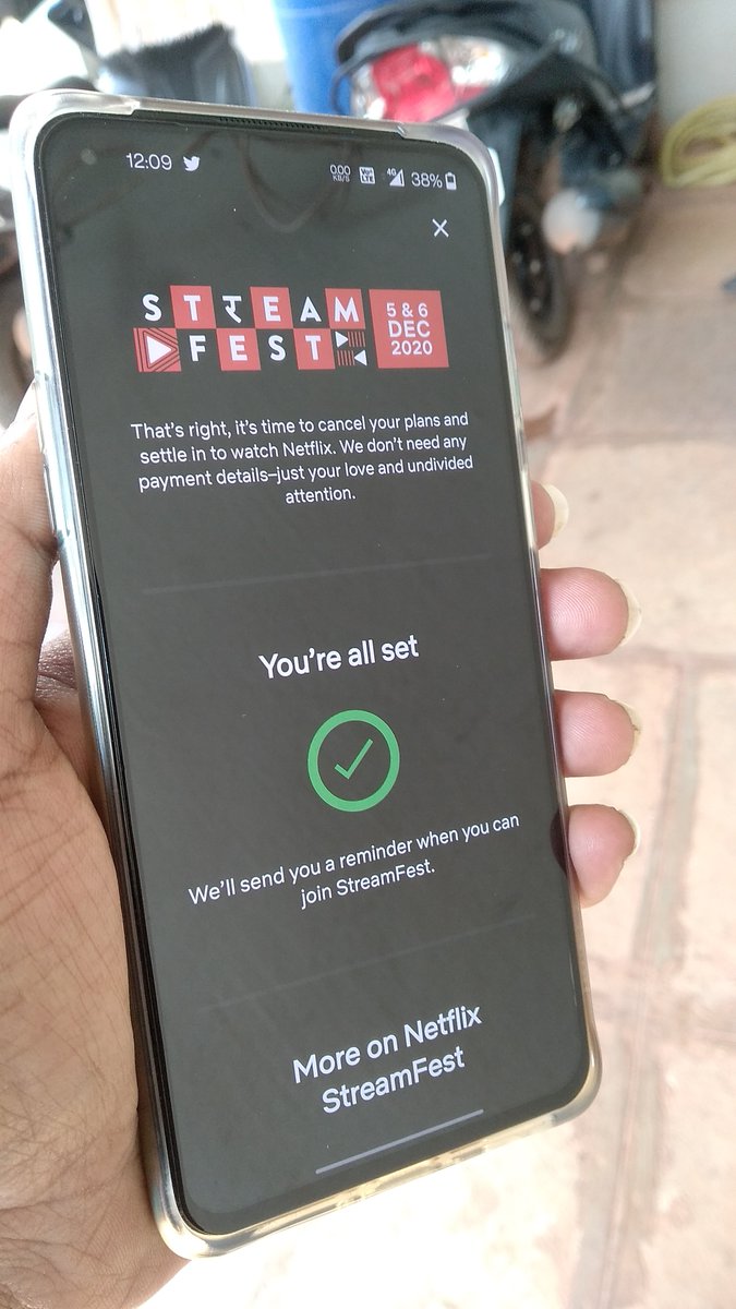 nihalwgh's tweet photo. Join Netflix on 5&amp;6 Dec  
Streamforfree2days.. 
Streamfest
@netflix
@NetflixIndia  
@stufflistings  
@Sheetal155  
@chilled_Sup 
@nihalwgh https://t.co/8O45yDlEPE