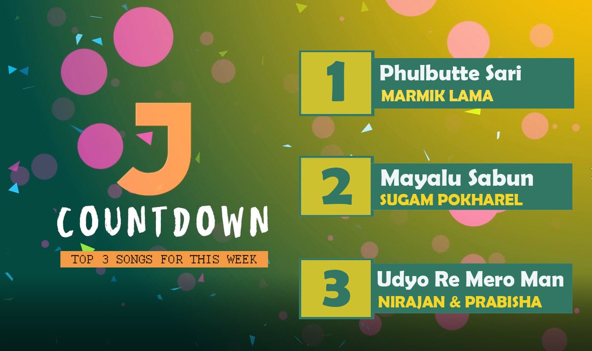 JMusic_TV's tweet photo. Top 3 songs on J Countdown for this week are: https://t.co/bpf6kAxbse