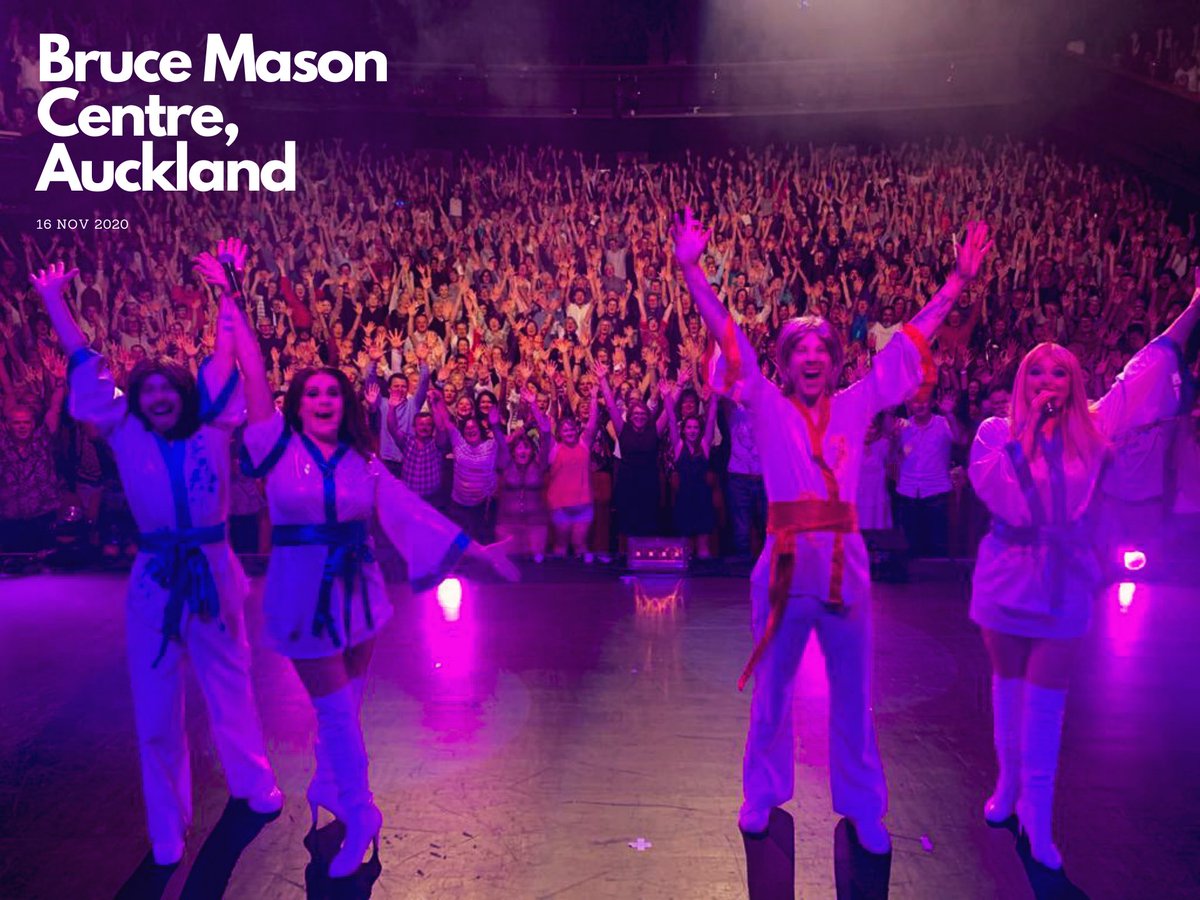 dancingqueenaus's tweet photo. SWIPE THROUGH 👉👉👉

Here are some of our crowd shots so far from the #NZ 2020 tour 😍😍😍

#thedancingqueenshow #dancingqueen #tribute #abba https://t.co/cpwJ3at3k3