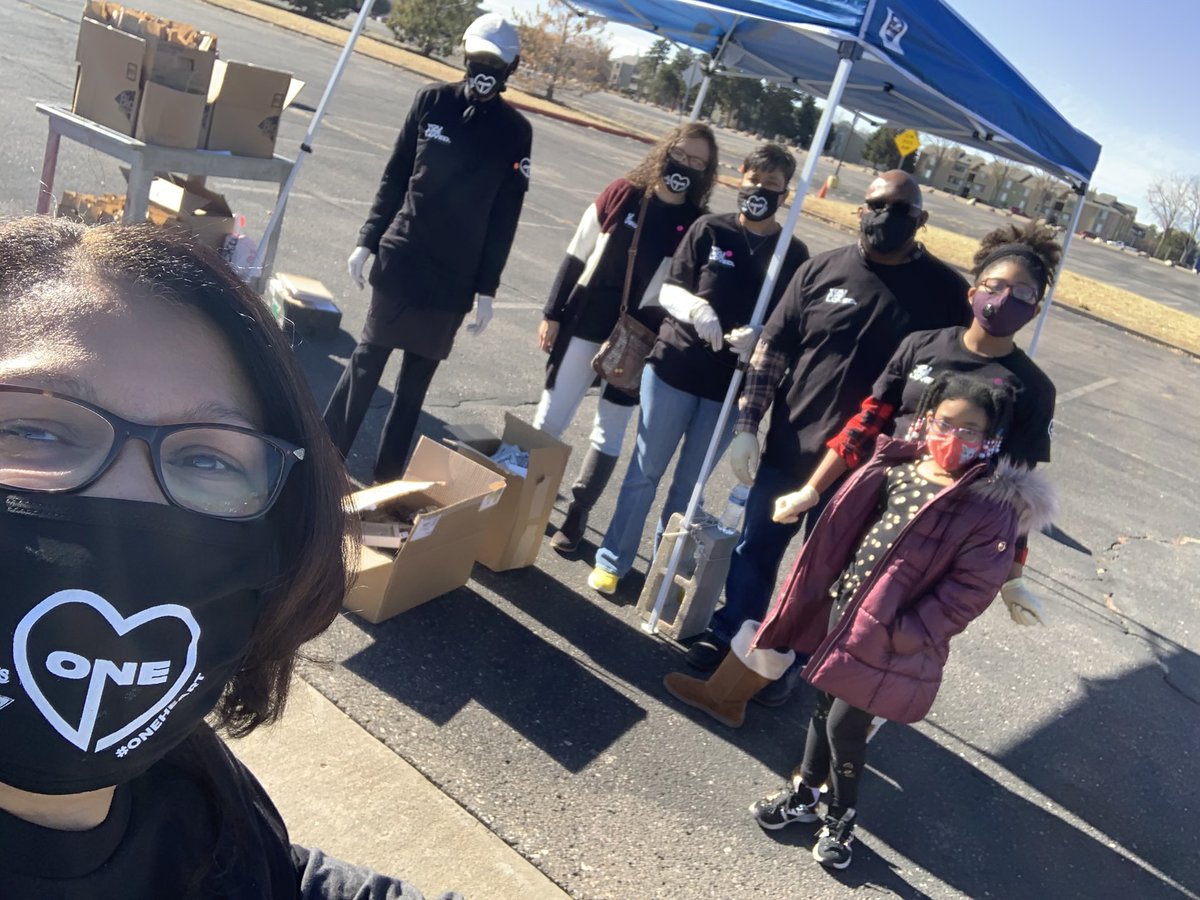 HeidiEHoward's tweet photo. Thankful to be apart of a church that cares about meeting the needs of the community. Today our One Heart ❤️ Ministry feed 2009 people, provided families with new coats, educational items, communion &amp; prayer, &amp;enjoyed live worship. Potter’s House Denver volunteers&amp; members Rock!! https://t.co/Bb8yWFQprB