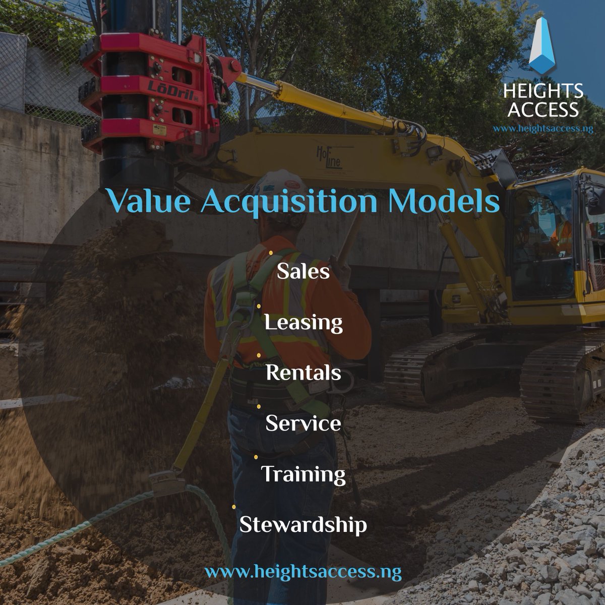 HeightsAccessNG's tweet photo. Heights Access is the market leader in the provision of EQUIPMENT SOLUTIONS for EFFECTIVE CONSTRUCTION &amp; INDUSTRIAL ENGINEERING.
https://t.co/bODwIsS0At | +2349099348990,
+2347004222377.#constructions https://t.co/Z9MyKE8Fcs