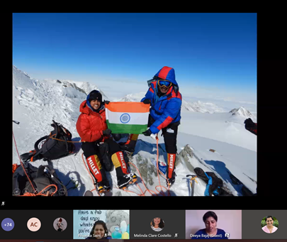 sneh_wadhwaney's tweet photo. What an inspiring talk @Deeyasuzannah.
Thank you for sharing your experiences with Yr 6 and validating the power and beauty of Nature. Good luck for your future climbs and expeditions! @TBS_Delhi @Year6_TBS
#teachertwitter #educationmatters #VitaminN #activeplanet #inspiration https://t.co/ESd0hQEEsF
