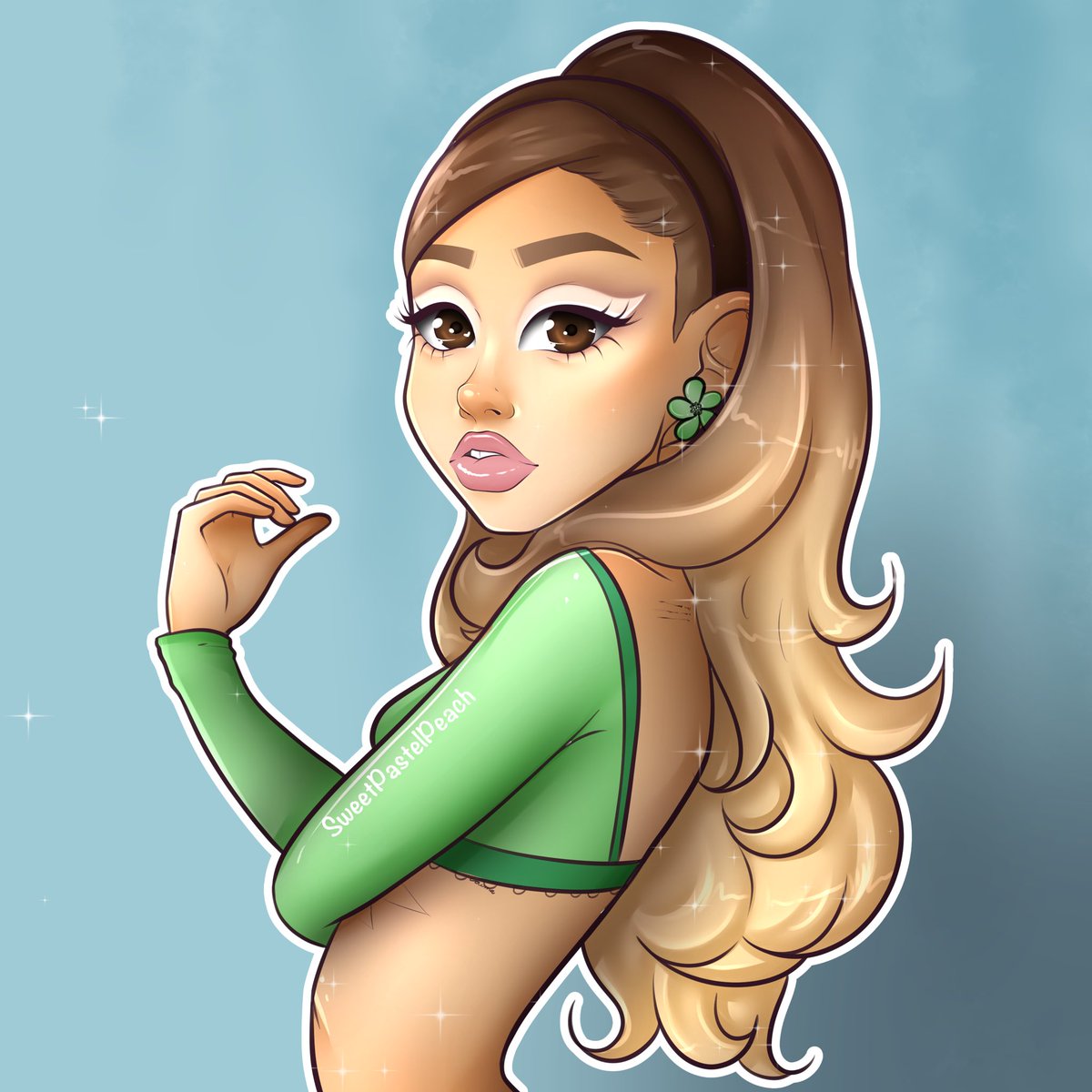 SweetPPeach's tweet photo. Been listening to Positions a lot. My favorite song on the album is POV. It’s an amazing song. So, I drew @ArianaGrande <3

#arianagrande #arianagrande #positions #celebart #art #cartoonartist #illustration https://t.co/YbIcvijipO