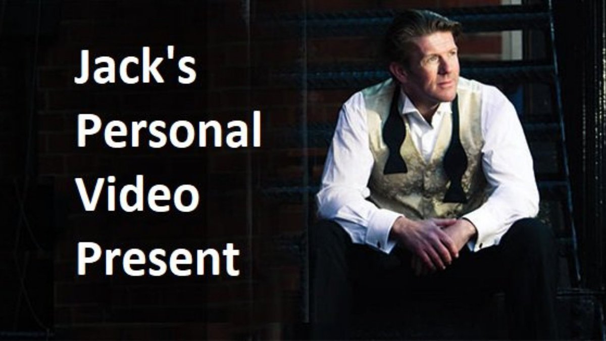 'Jack's Personal Video Gift' is something special this year! 

You can request a #Musical or #Classical song and a personalised message which I'll record and send you a secret link to watch - for just £30.

Get in touch to order yours: jackfoleysinger.com/contactJackFol…