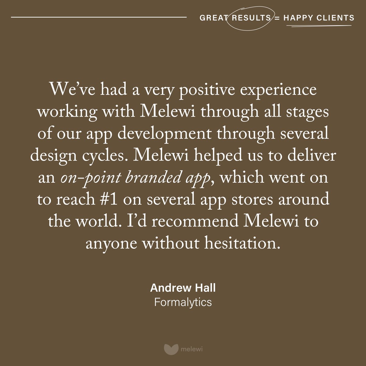 melewi's tweet photo. Great results = happy clients 🥰 https://t.co/qXXV8DX4o5