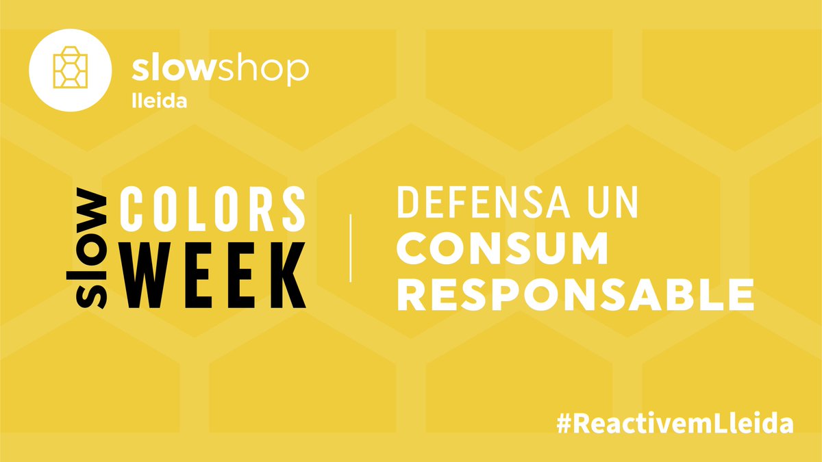 slowshoplleida's tweet photo. A Slow Shop Lleida apostem per una filosofia YELLOW ☀, una filosofia de CONSUM RESPONSABLE que afavoreixi la conservació del medi ambient 🌳, la igualtat social i el benestar dels treballadors 🤝
Suma’t a la Slow Colors Week, defensa un consum responsable. #ReactivemLleida 🤎 https://t.co/cXFaxl6z9h