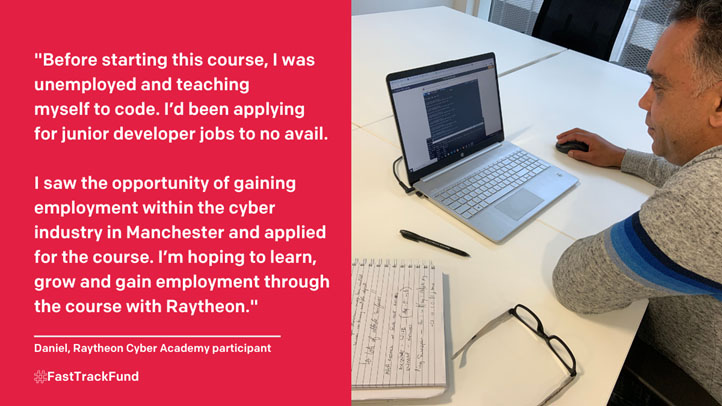 VertexVPS's tweet image. See how our Cyber Academy is helping students like Dan develop the digital skills required for a career in #cyber. rtxintel.co/3nj9uFJ @GMCAdigital @greatermcr @LancsSkillsHub #FastTrackFund