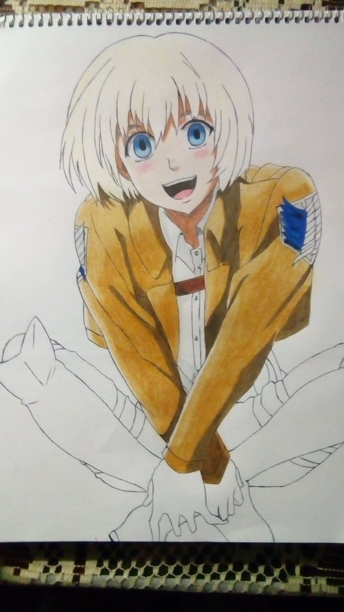 2836Eli's tweet photo. Terminando poco a poco, de verdad que me gusta mucho

#ShingekiNoKyojin  #AttackOnTitan  #AttackonTitan134 https://t.co/wVqadYQ5EE