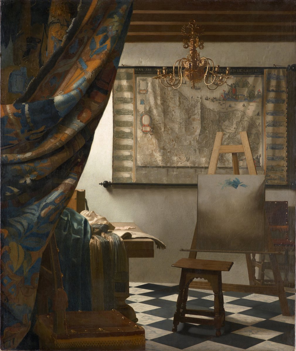 DavidBokeh's tweet photo. It will cost you $0 to RT my work.

EMPTYING #10
"The Art of Painting"
Johannes Vermeer https://t.co/JPGgoZhqek