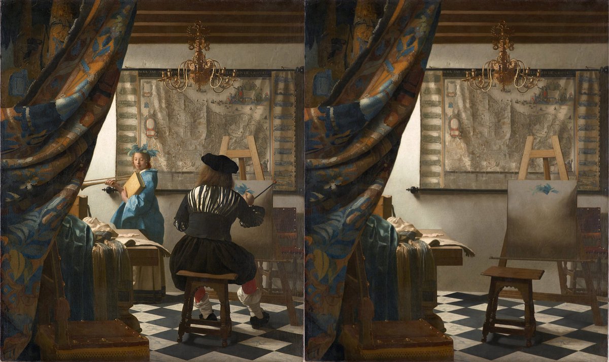 DavidBokeh's tweet photo. It will cost you $0 to RT my work.

EMPTYING #10
"The Art of Painting"
Johannes Vermeer https://t.co/JPGgoZhqek