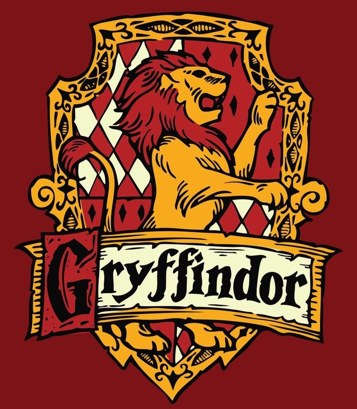 Godric GryffindorMemiliki keberanian yang terpuji, kebulatan tekad, kekuatan hati di atas semua kualitas. Logo Asrama: Singa Emas