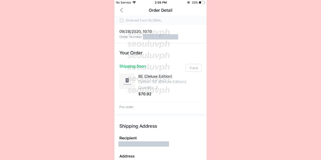 seouluvph's tweet photo. #SLPH_Updates as of 2020-11-23
☁BTS - 'BE' Deluxe Edition Albums
> waiting shipment from Weverse Shop
☁APOC - Jungkook Euphoria Jackets
> waiting shipment from APOC
☁ENHYPEN - BORDER: Day One Albums
> secured, waiting for release https://t.co/vfdstZCAtl